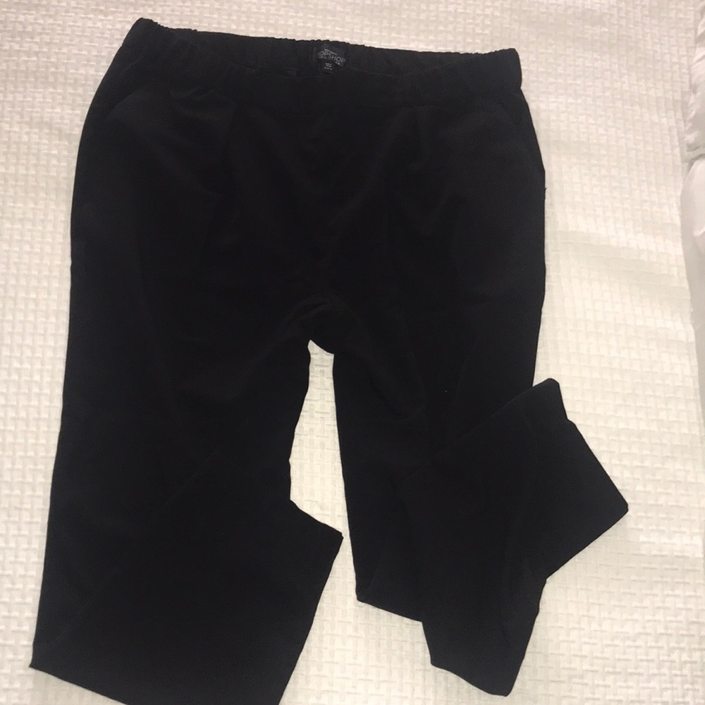 Black maternity slacks